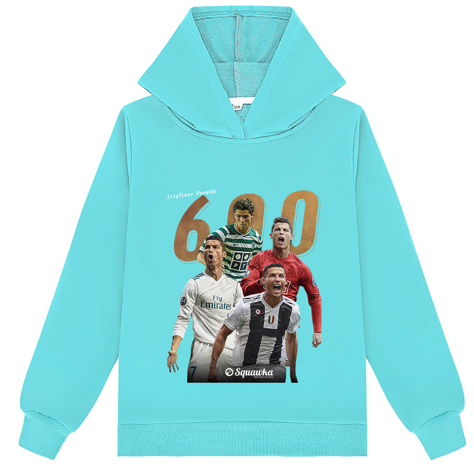 Mayoulove Cristiano Ronaldo Kids Hoodie - Unisex Stylish Pullover for Boys  Girls - Soccer Fan Apparel, Cool Design-Mayoulove