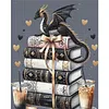 Black Dragon Book-11CT Stamped Cross Stitch 40*50cm tapestrymarket