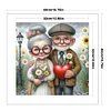 Old Couple-11CT Stamped Cross Stitch 40*40cm/15.75*15.75in tapestrymarket