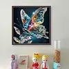 Butterfly-11CT Stamped Cross Stitch 40*40cm/15.75*15.75in tapestrymarket