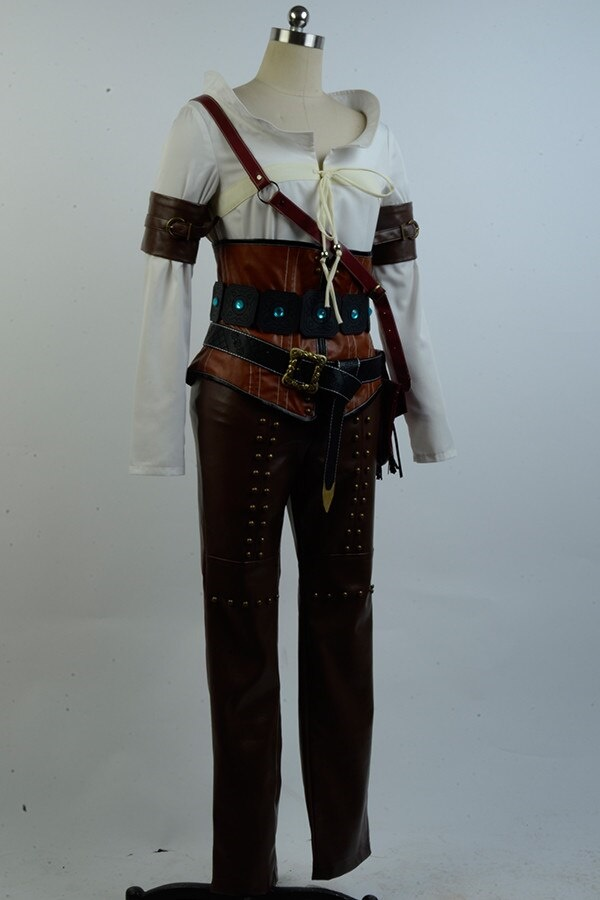 The Witcher 3 Wild Hunt Ciri Cirilla Fiona Elen Cosplay Costume