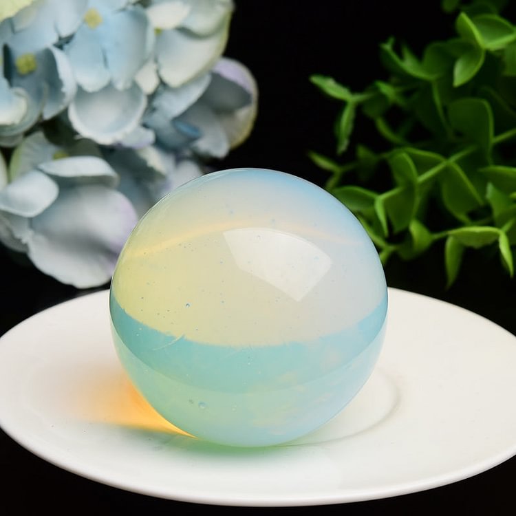 2.2" Opalite Crystal Sphere Bulk Crystal