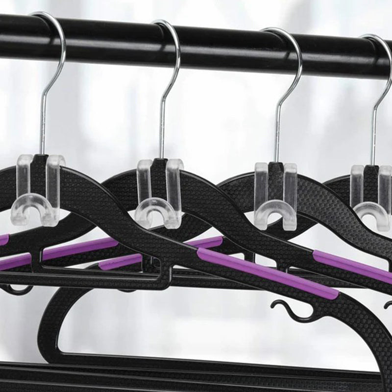 10PCS Clothes Hanger Connector Hooks Cascading Hanger Space Saving  Organizer US