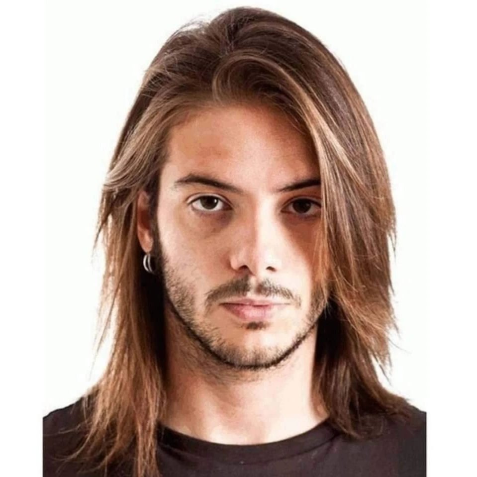 Hot Selling New Wig Men's Brown Short Straight Hair