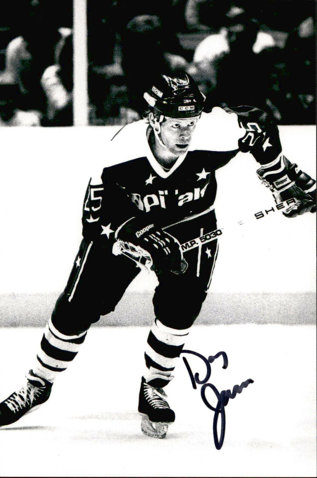 Doug Jarvis SIGNED autographed 4x6 Photo Poster painting WASHINGTON CAPITALS