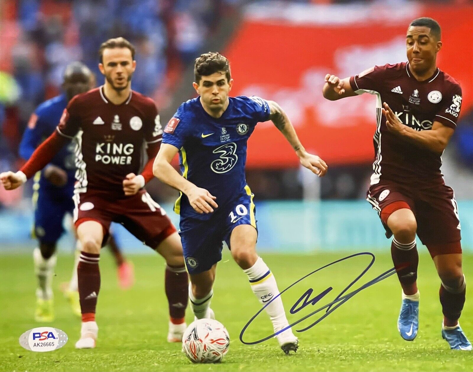 Christian Pulisic Signed Autographed Team USA 8x10 Photo Poster painting Chelsea FC Psa/Dna