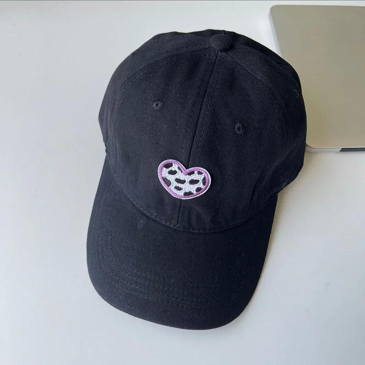 Korean Ins Embroidered Fruit Baseball Caps for Womem Y2k Cute Love Cherry Sun Hats Girl Outdoor Casual Soft-top Cap Snapback Hat