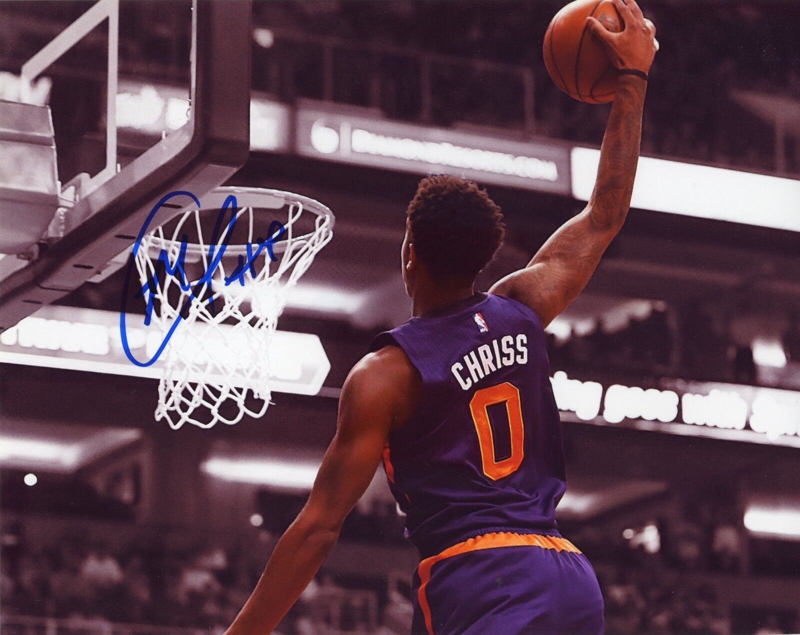 ~~ MARQUESE CHRISS Authentic Hand-Signed Phoenix Suns