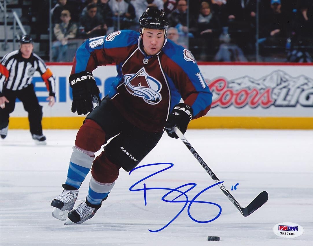 Brandon Yip SIGNED 8x10 Photo Poster painting Colorado Avalanche ITP PSA/DNA AUTOGRAPHED