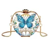 Schmetterling DIY Diamond Painting Umhängetasche für Münzen Lippenstift Kopfhörer Geschenke