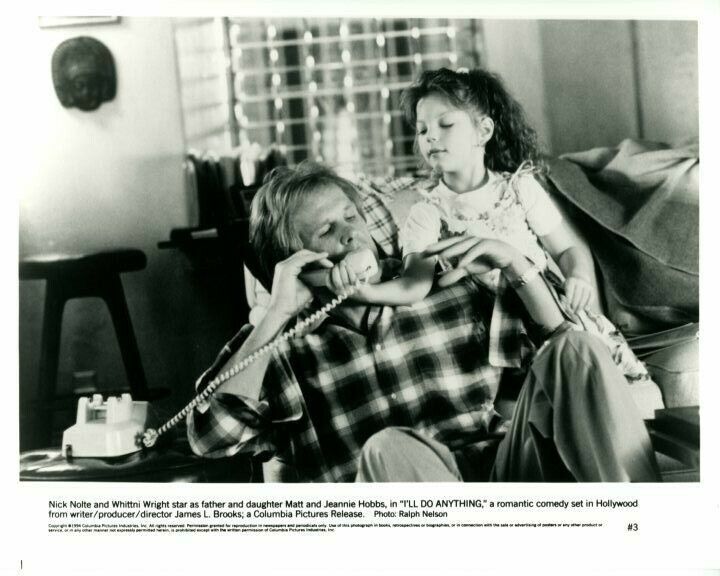 Nick Nolte Whittni Wright I'LL Do Anything Original Press 8X10 Photo Poster painting