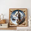 Diamond Painting-5D Full Round Drill Xmas Horse(40*40 CM)