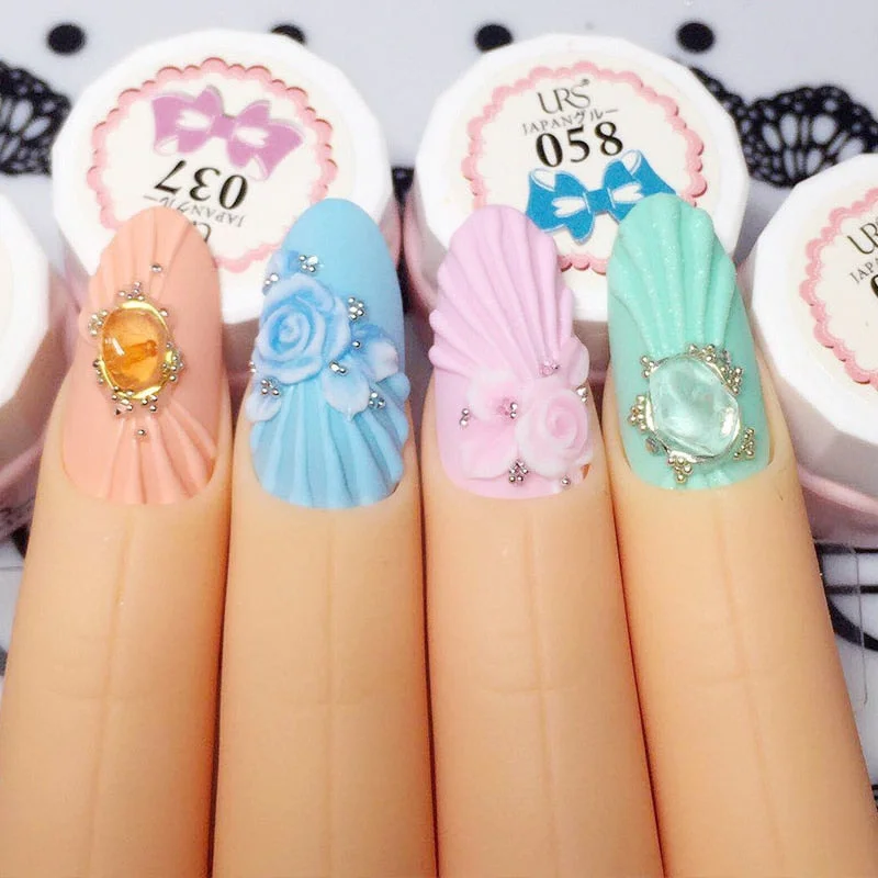 5Pcs/Set Fake Finger Nail Art Practice Training False Hand Model For UV Gel Polish Display Manicure Nail Tips Holder Salon Tools-Nail Inspo