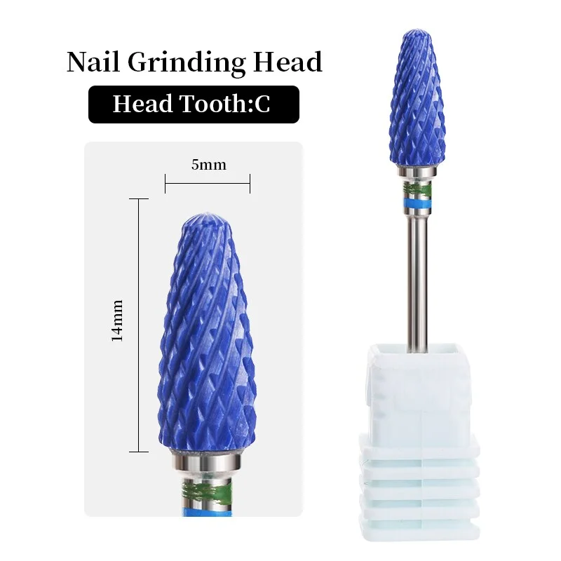1Pcs Carbide Tungsten Nail Drill Bit Manicure Drill For Milling Cutter Electric Machine Nail Files Buffer Nail Art Equipment-Nail Inspo