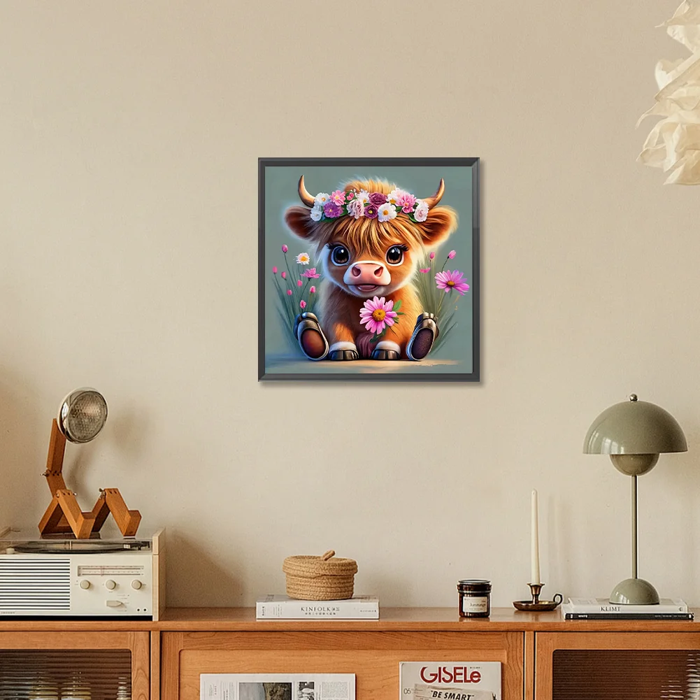 Diamond Painting - Full Round Drill - Flower Yak(Canvas|30*30cm)