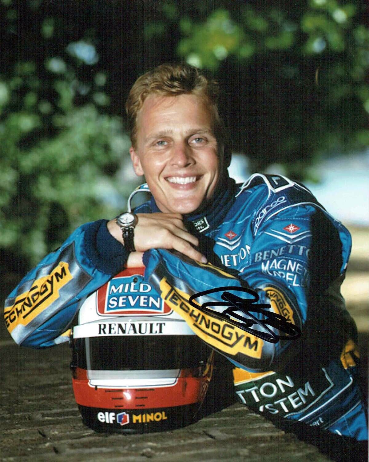 Johnny HERBERT Autograph SIGNED RARE 10x8 Photo Poster painting AFTAL COA Formula 1 Driver