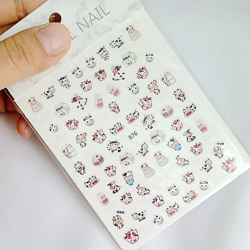 DIY Self Adhesive Nail Gel Sticker Press On Nail Stickers For Children Easy Finger Decals Tips Manicure Tools