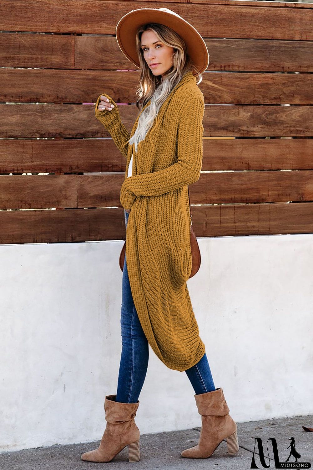 MidiSono - Cashmere Blend Convertible Cardigan