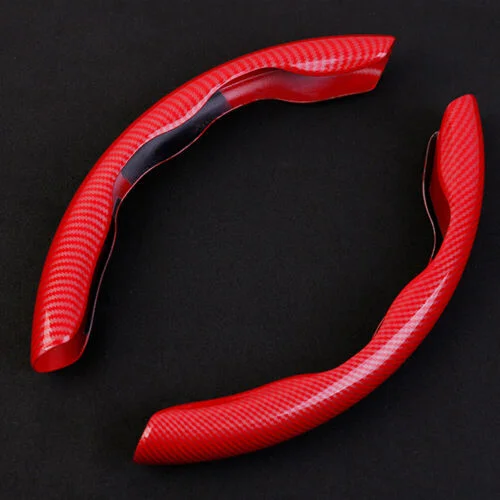 🔥HOT SALE🔥Car Carbon Fiber Steering Wheel Cover（2PCS）