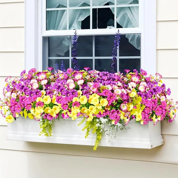 🔥Last Day 50% OFF🌸 Spring Summer Home Decoration - 🌿 Fake Silk Colorful Morning Glory