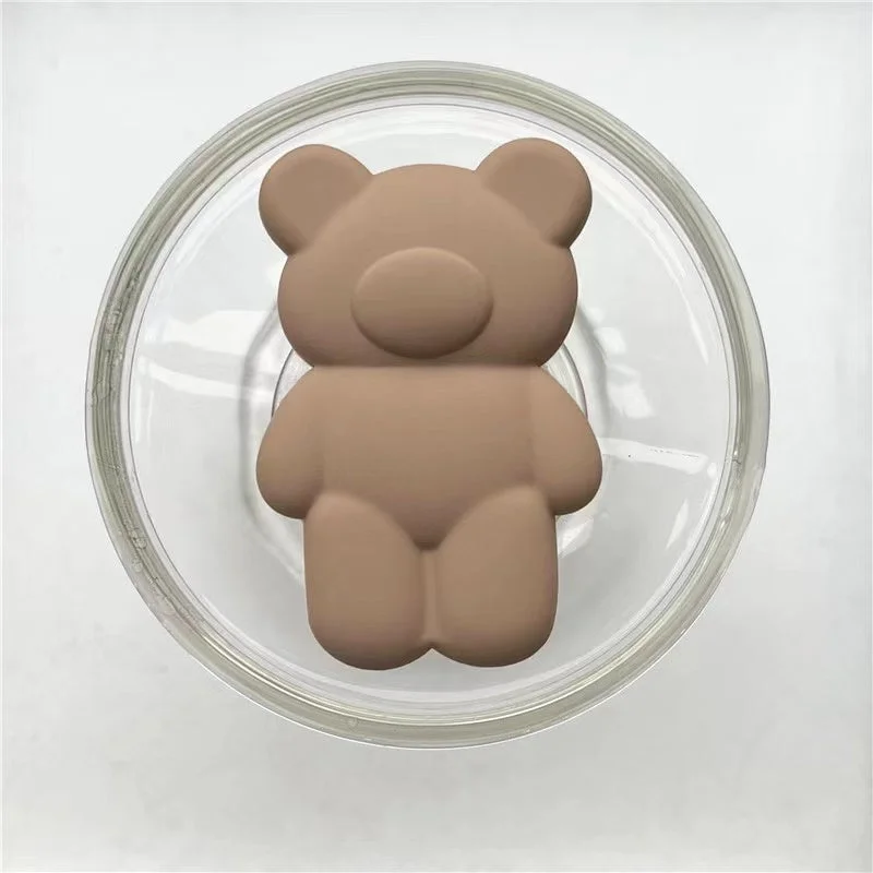 Tiny Bear Solid Color Silicone Airbag Bracket