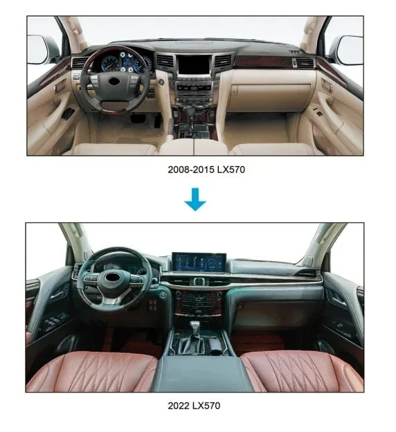 2022 new luxury style full upgrade interior kit accessories parts for Lexus LX570 LX 570 2008 2009 2010 2011 2012 2013 2014 2015 ITN Auto
