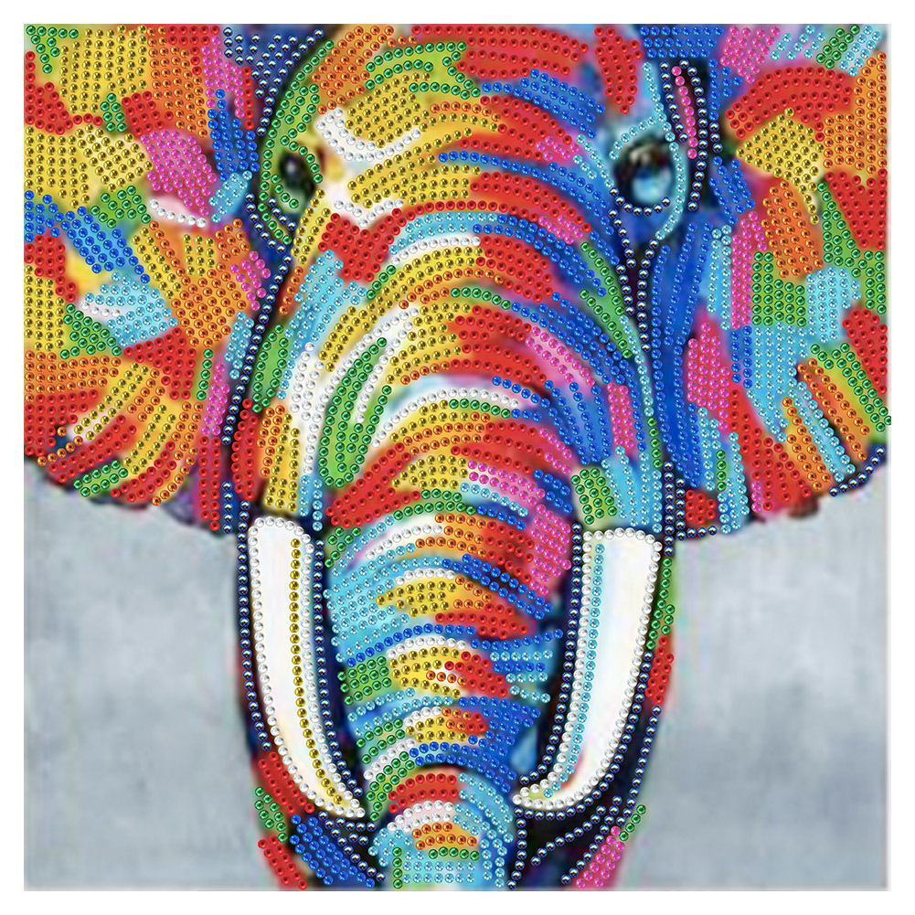 

Elephant - Special Shaped Diamond Painting - 30*30CM, 501 Original