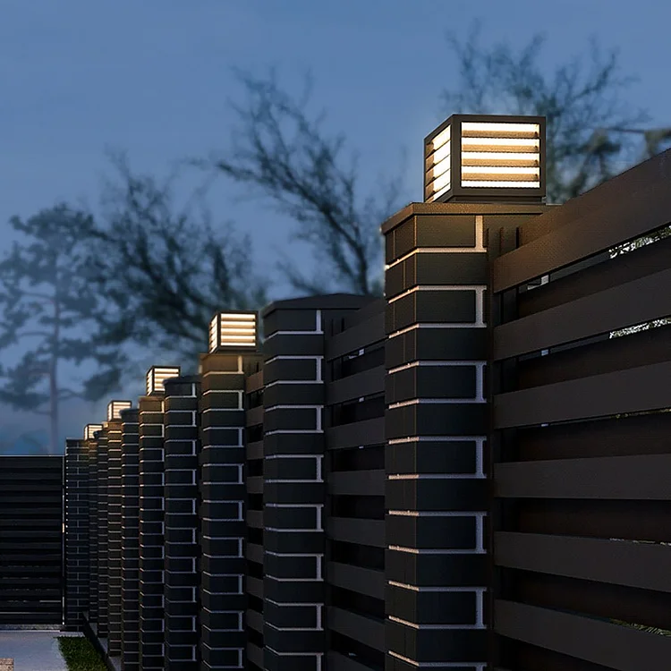 Outdoor Waterproof LED Post Lights Solar Landscape Decorative Lighting - Appledas