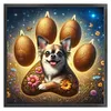 【Limited Stock Sale】Dog Paw-11CT Stamped Cross Stitch 45*45cm tapestrymarket