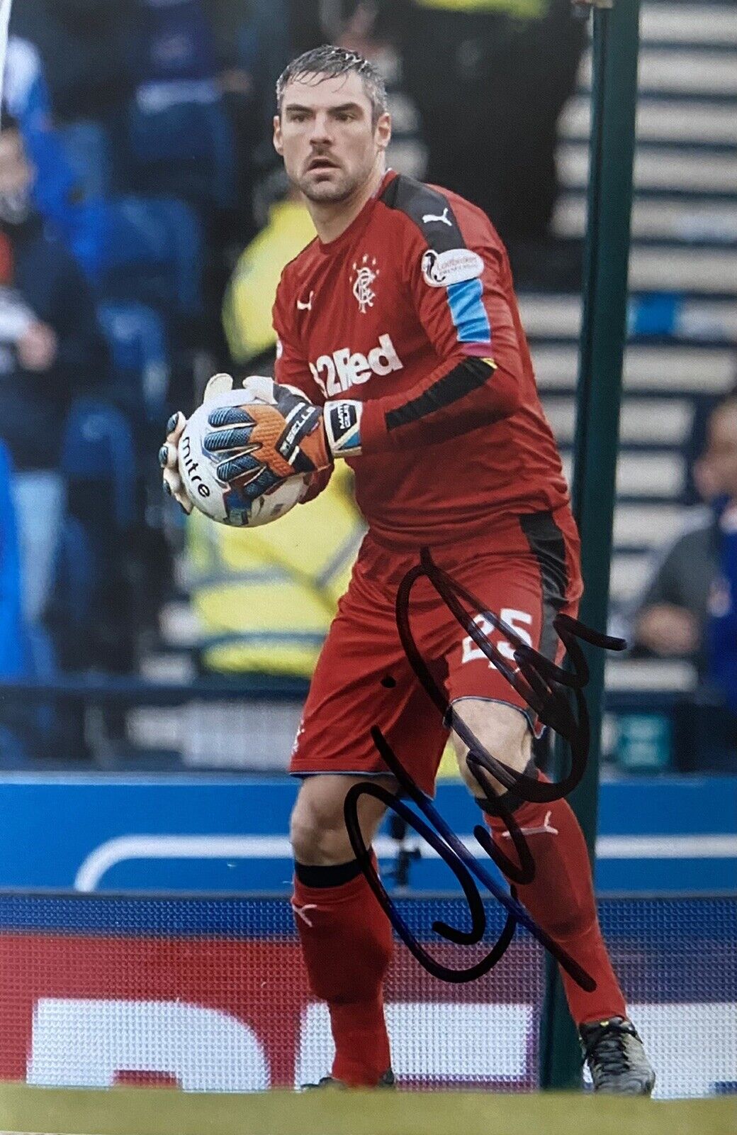 Matt Gilks Genuine Hand Signed Rangers 6X4 Photo Poster painting