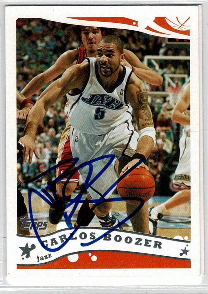 Carlos Boozer signed autographed card! Authentic! 12651