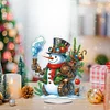 Diamond Painting Acrylic Xmas Mechanical Snowman Desktop Kits