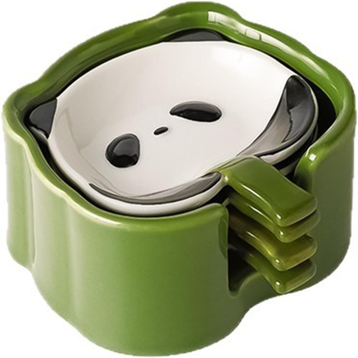 4 Pcs Ceramic Sauce Dishes Set