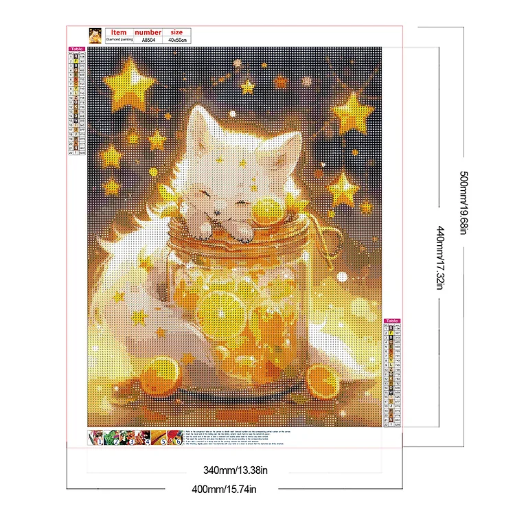 Diamond Painting - Full Round / Square - Fox