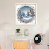 Garland Cottage-11CT Stamped Cross Stitch 40*40cm/15.75*15.75in tapestrymarket
