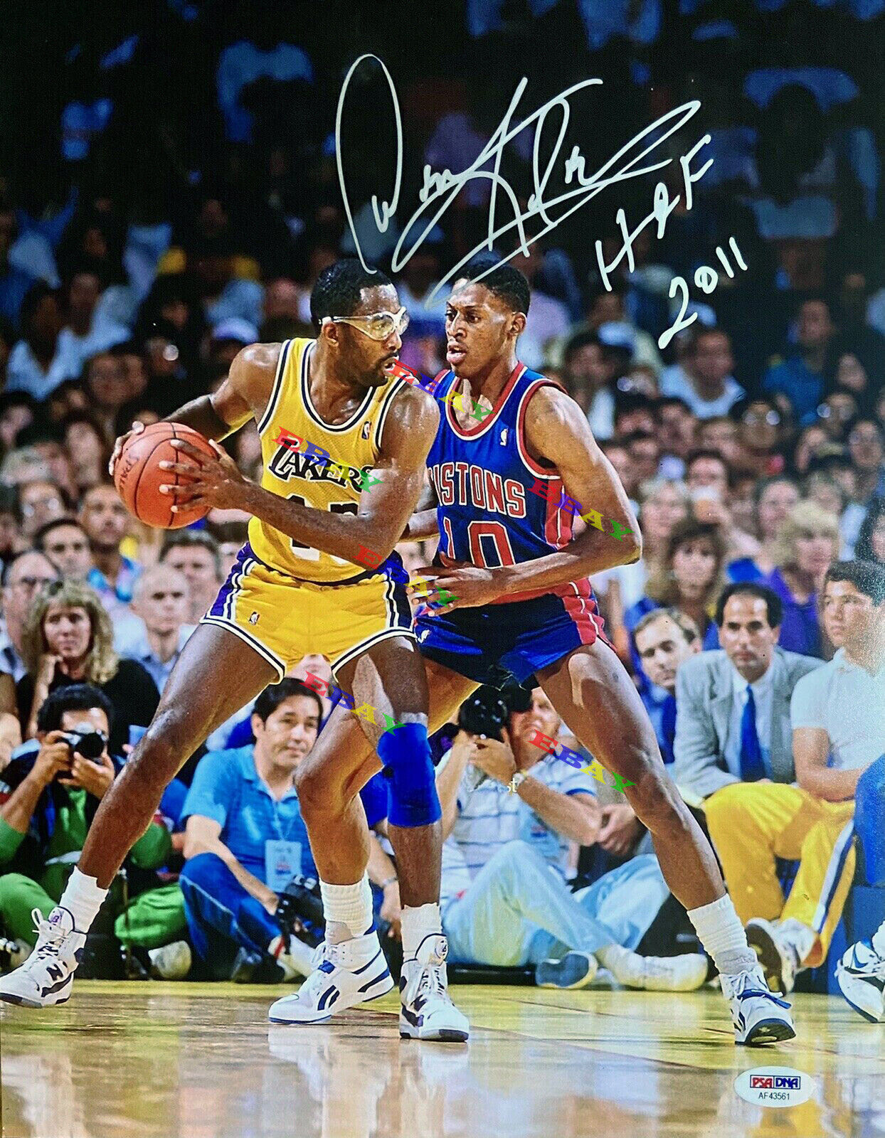 DENNIS RODMAN LAKERS Signed Autographed 8x10 Photo Poster painting Reprint