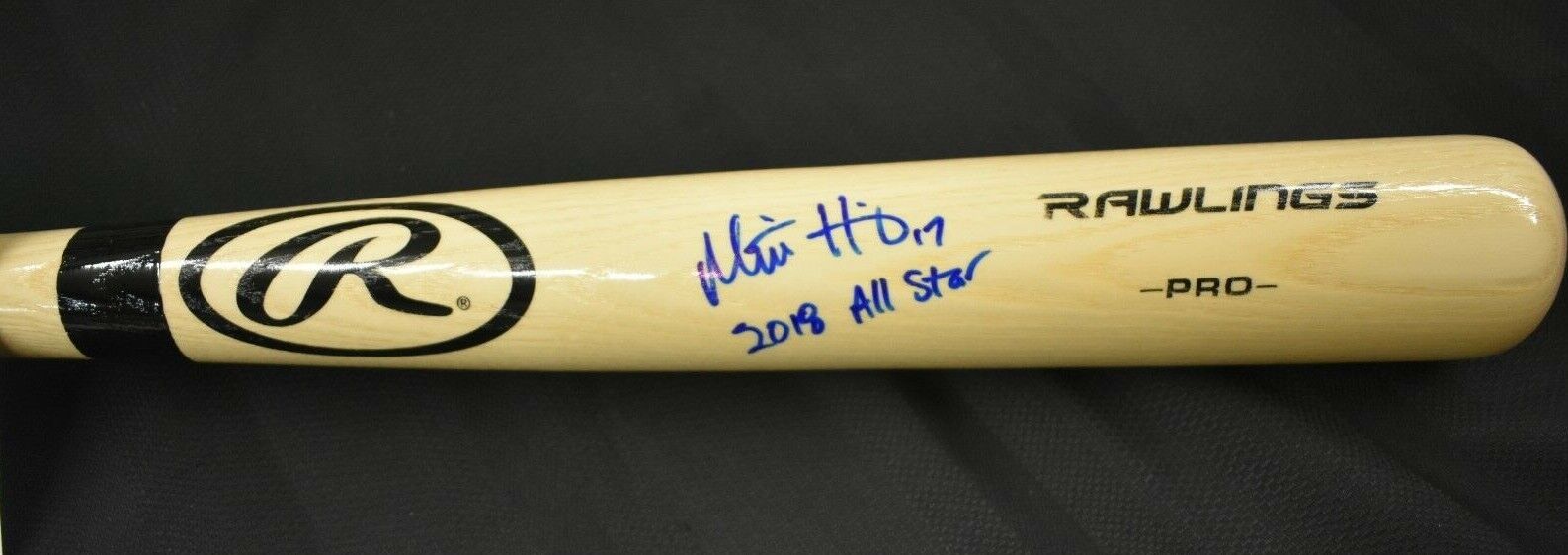 JSA Mitch Haniger Signed Rawlings Baseball Bat w/ 2018 All Star Inscription .03