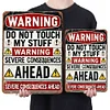 Warning - Vintage Metal Signs(12*16Inch) - Warning