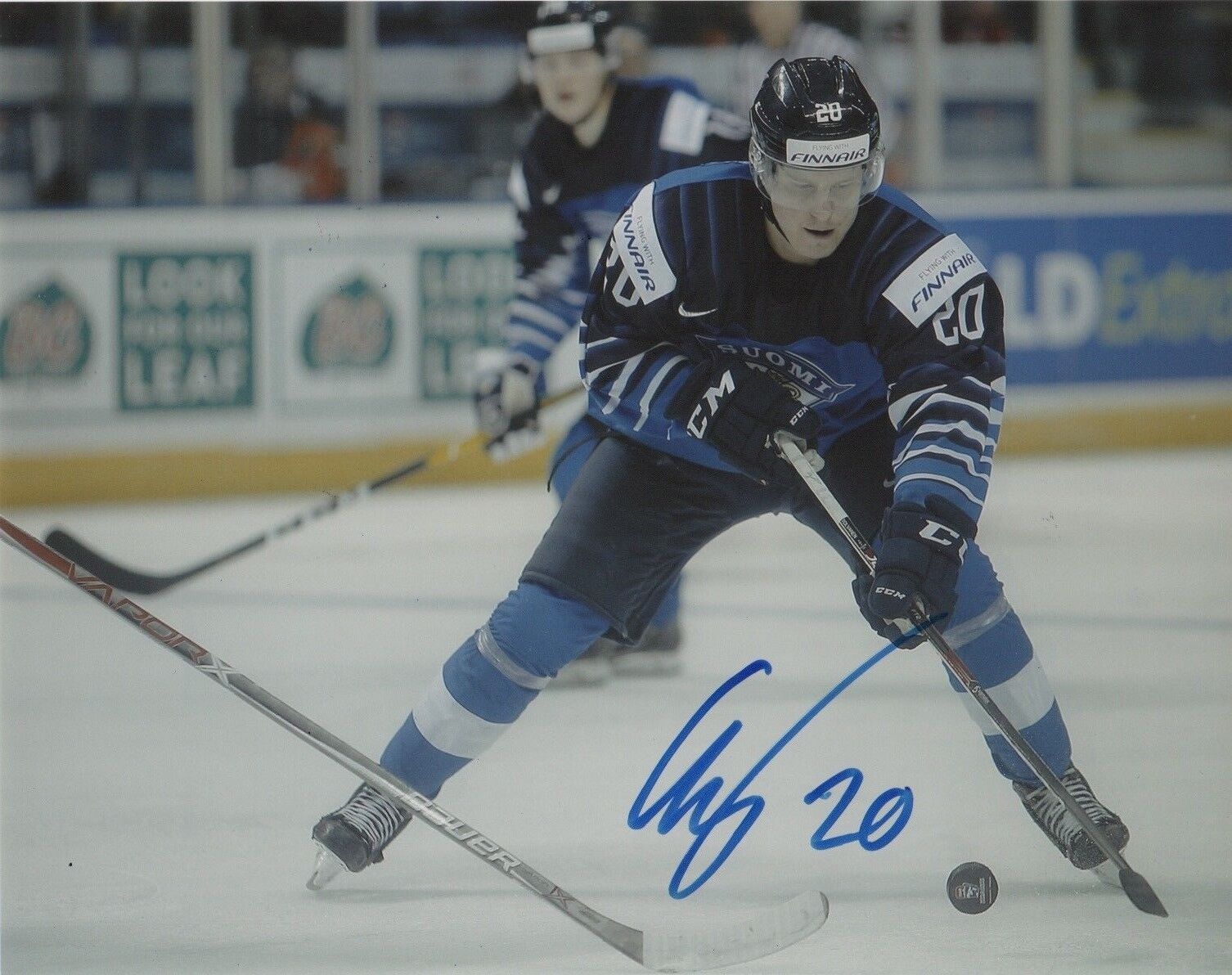 Team Finland Eeli Tolvanen Signed Autographed 8x10 Photo Poster painting COA #2