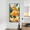 >SALE<5D DIY Full Round Drill Diamond Painting Rose Manor Art Home Decoration (sz2606)