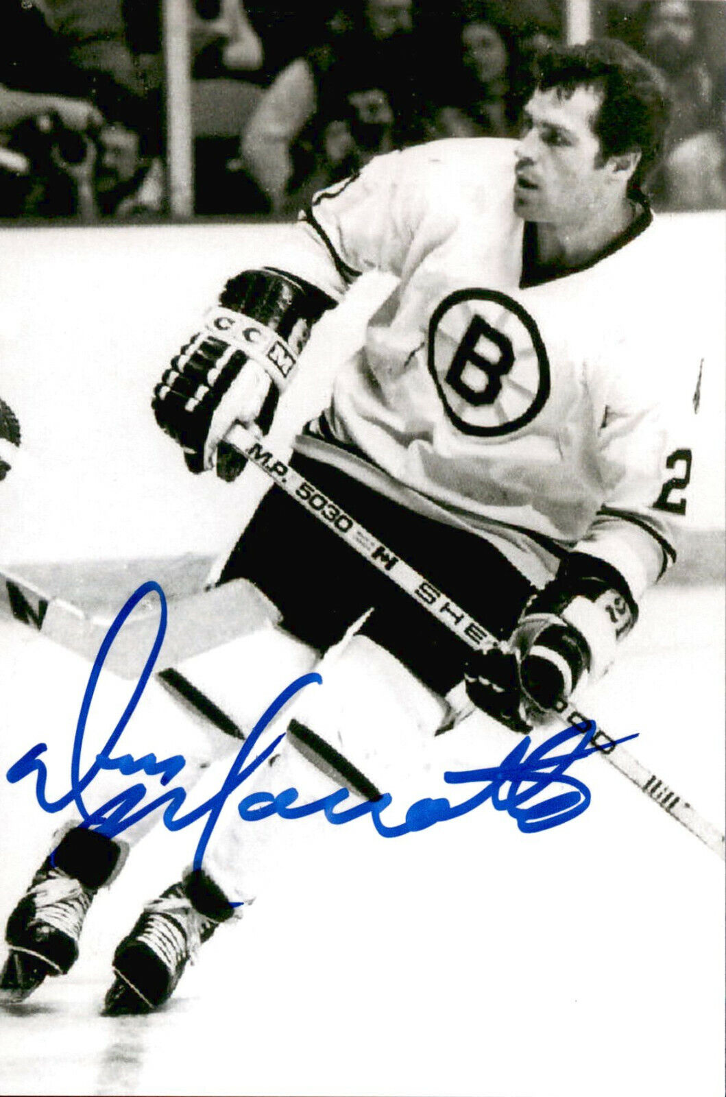 Don Marcotte SIGNED autographed 4x6 Photo Poster painting BOSTON BRUINS #4