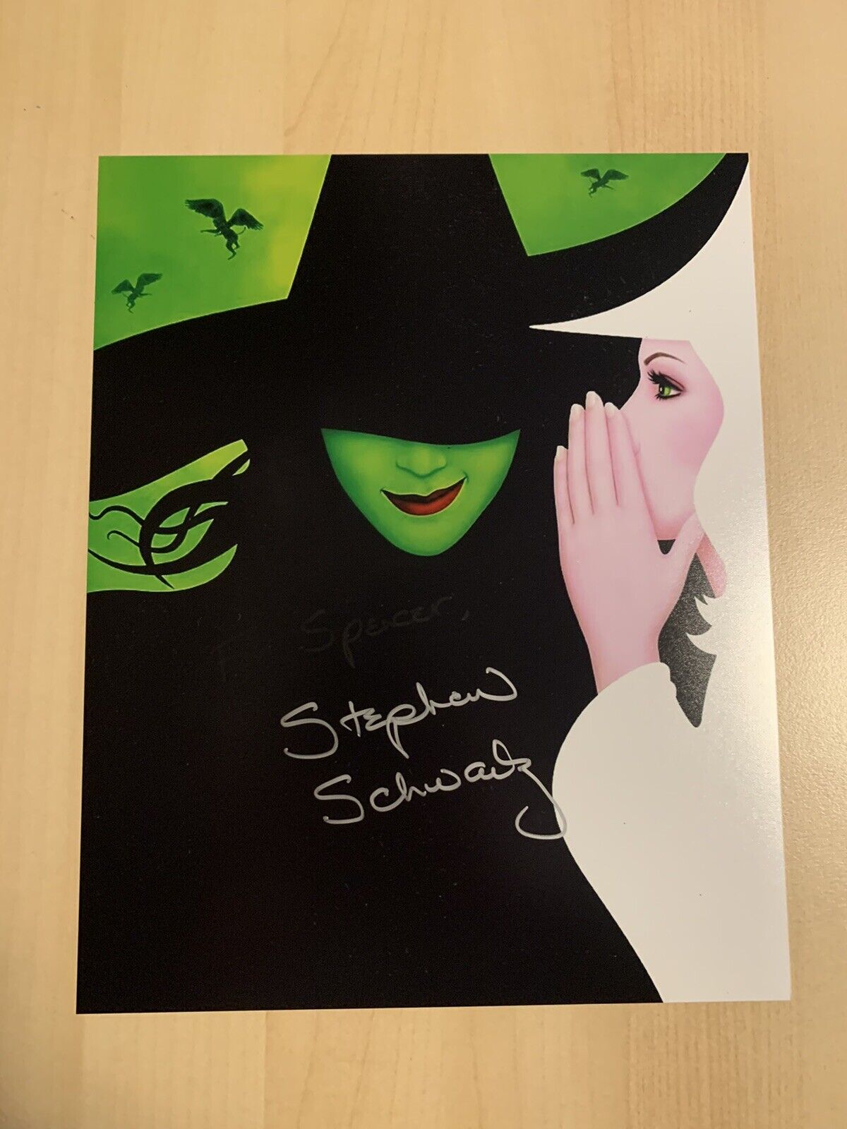 STEPHEN SCHWARTZ HAND SIGNED 8x10 Photo Poster painting AUTOGRAPHED WICKED COMPOSER RARE COA