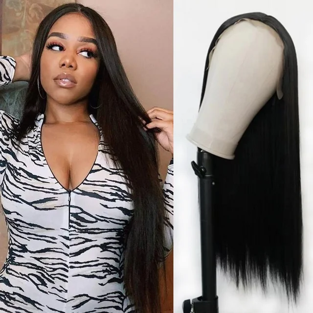 Jewtribute Hair®| Long Straight Wigs Natural  Brown Red