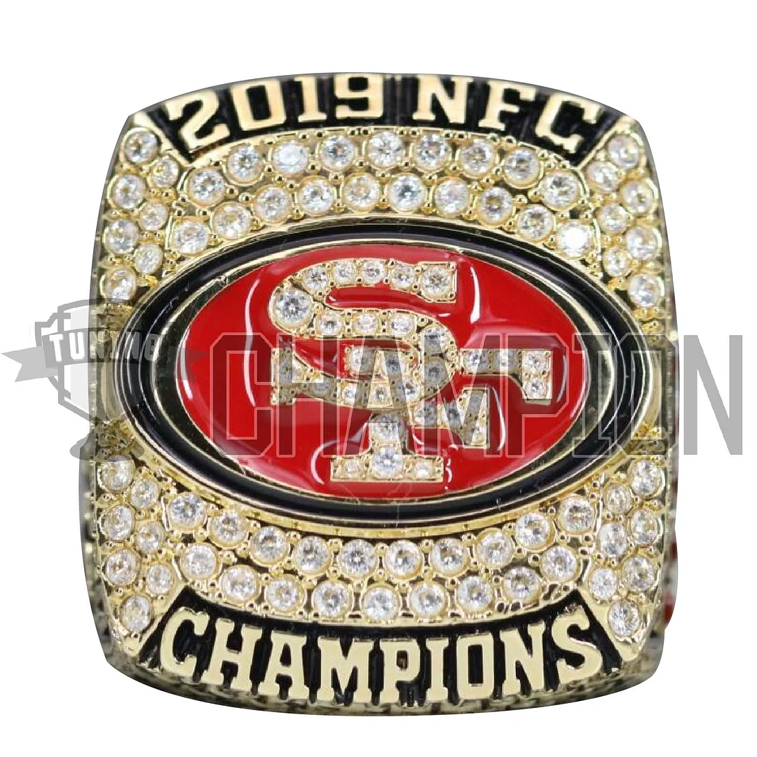 2019 NFL San Francisco 49ers Championship Ring Event victory ring design