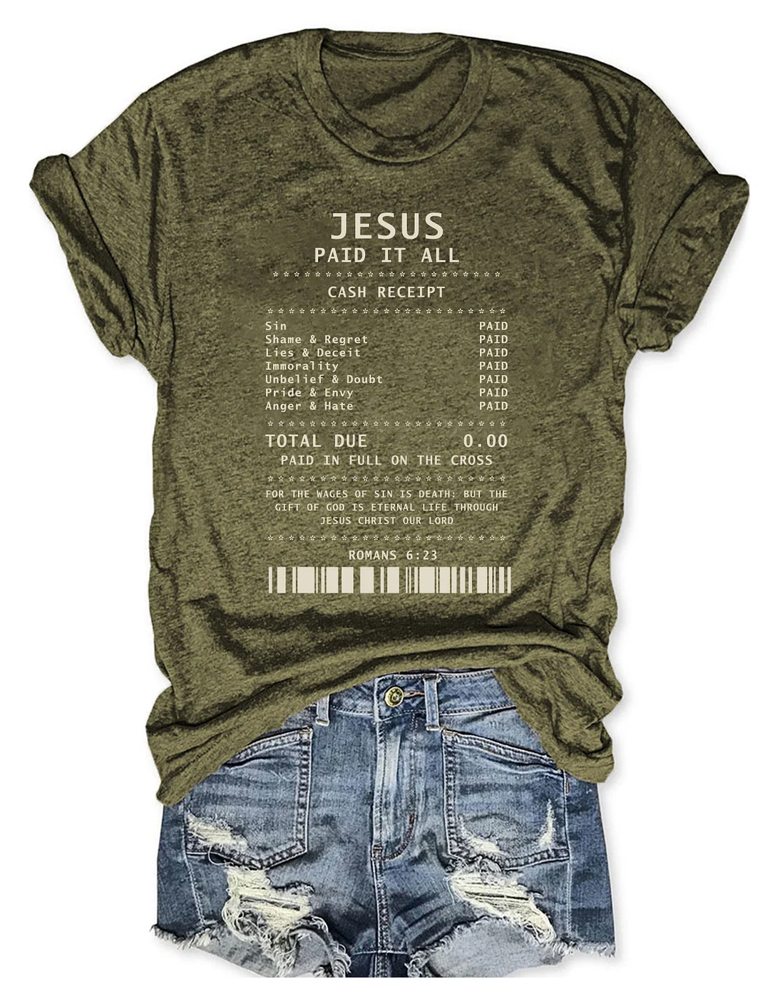 Jesus Paid It All T-shirt