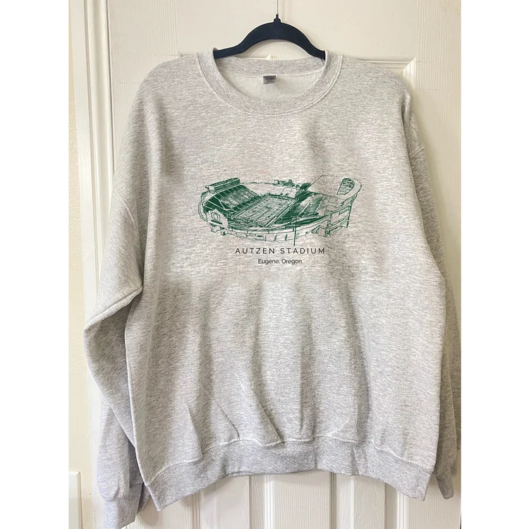 Oregon Ducks Stadium Crewneck Sweatshirt