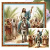 Jesus And His Disciples-14CT Stamped Cross Stitch 40*40cm/15.75*15.75in tapestrymarket
