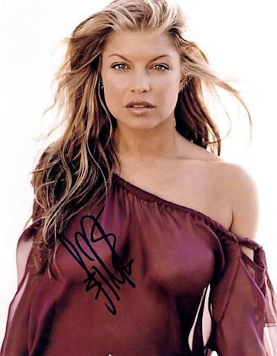 STACY FERGUSON FERGIE (THE BLACK EYED PEAS) Signed Photo Poster paintinggraph - Singer preprint