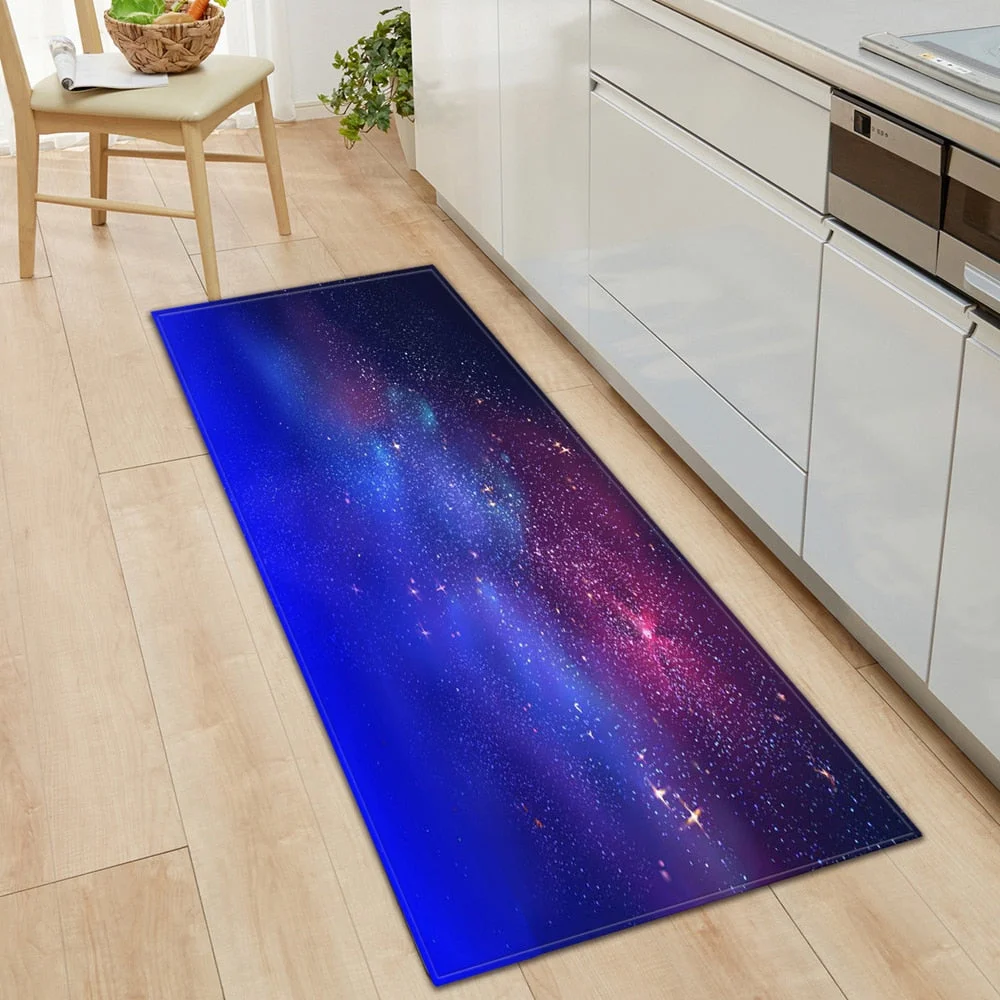 Modern Kitchen Floor Mat Microfiber Living Room Carpet Kitchen Anti-skid Mat Water-absorbent Door Mat Bedroom Decoration Carpet