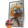(40*60cm)Flower Bike - Full Round Drill Diamond Painting